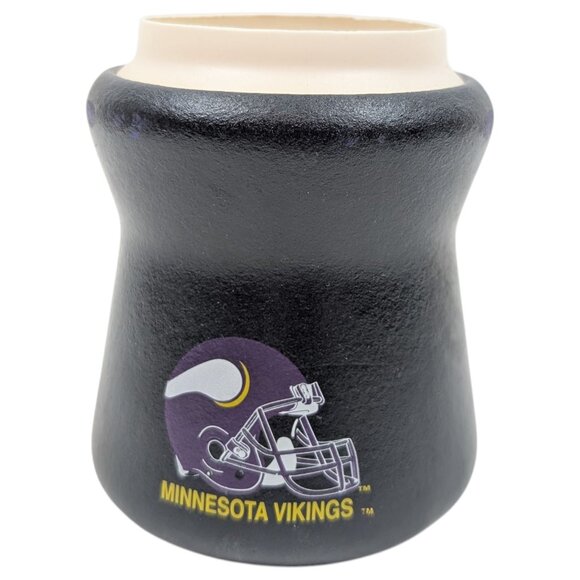 Vtg Minnesota Vikings Purple Can‎ Koozie Holder NFL Coozie Insulated Cooler - Picture 2 of 8